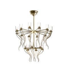 Honey Venetian Glass Chandelier