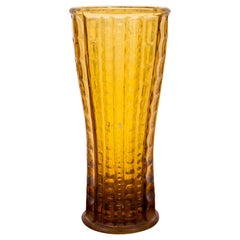 Honey Vintage Vase, Poland, 1960s