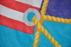 Honey Wonderful Bold MultiColor "Nautical" Cotton Scarf