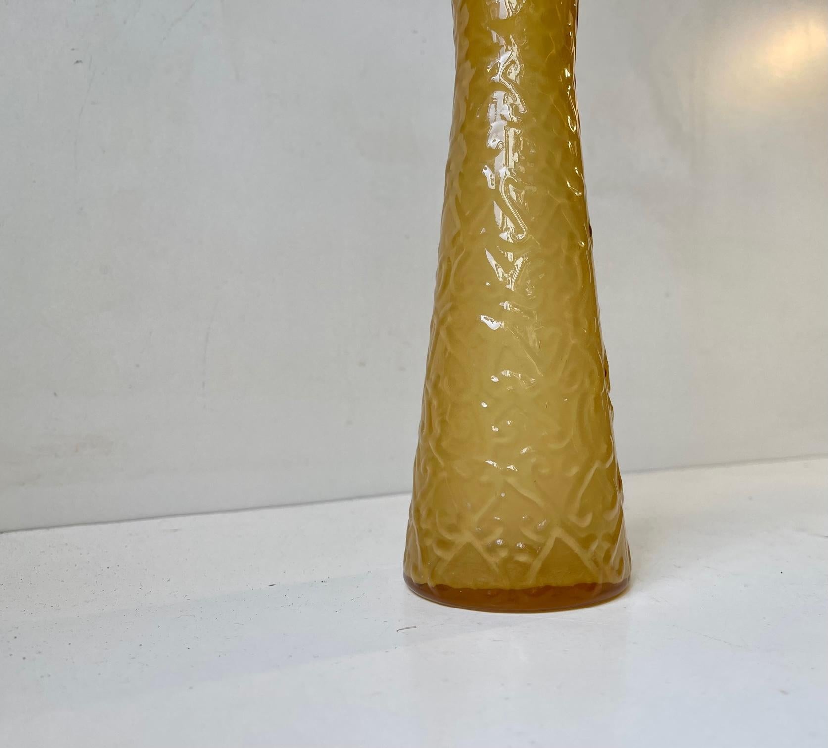 honey infused glass vase uk