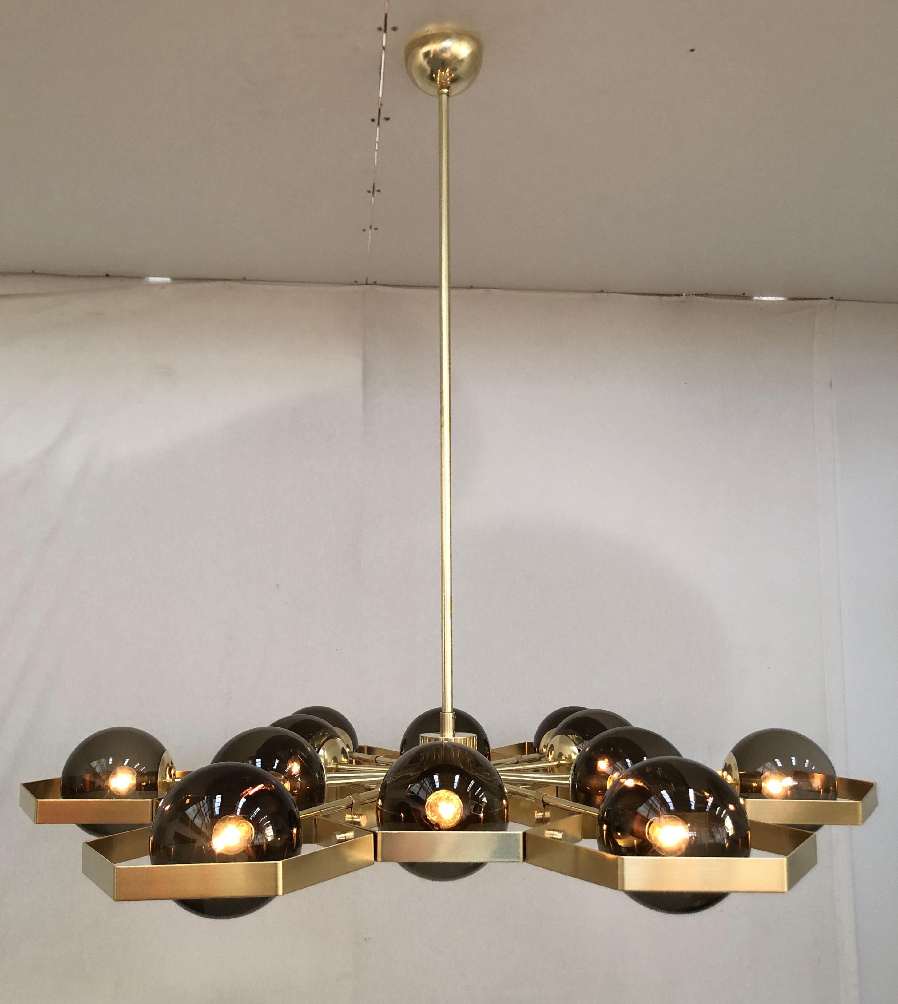 Honeycomb Chandelier by Fabio Ltd For Sale 4