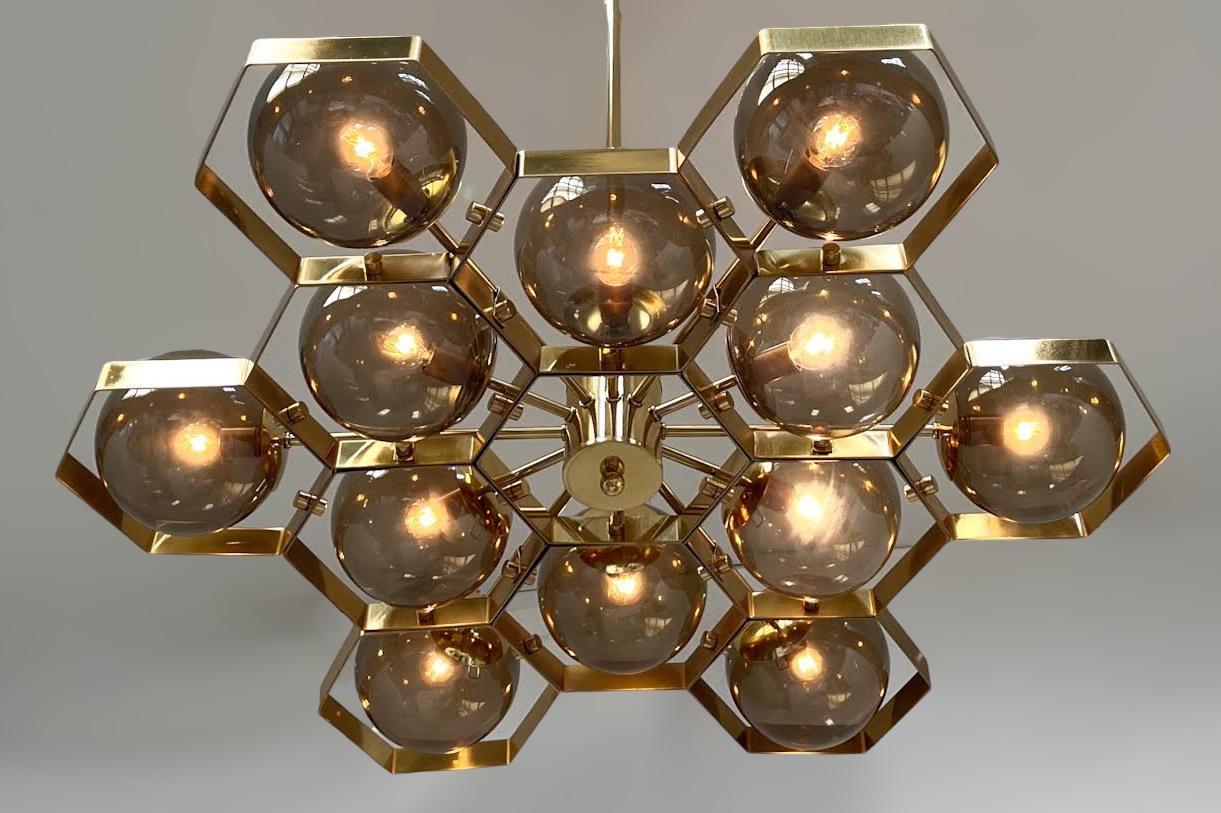 Honeycomb Chandelier by Fabio Ltd For Sale 6