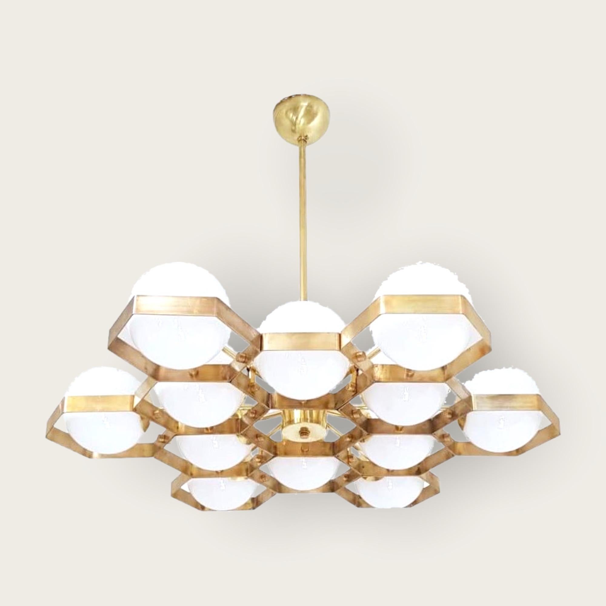 Honeycomb Chandelier by Fabio Ltd For Sale 8