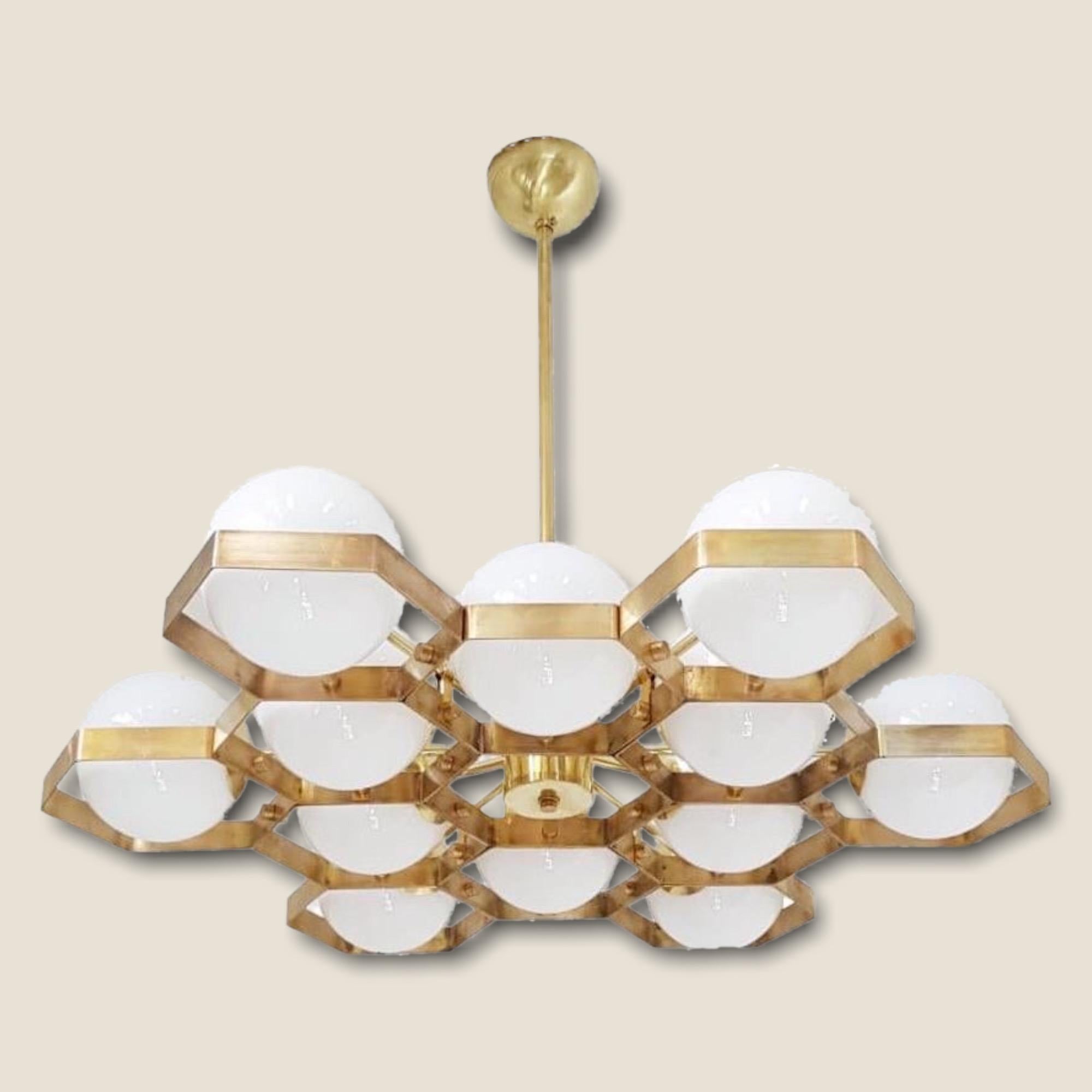 Honeycomb Chandelier by Fabio Ltd For Sale 9