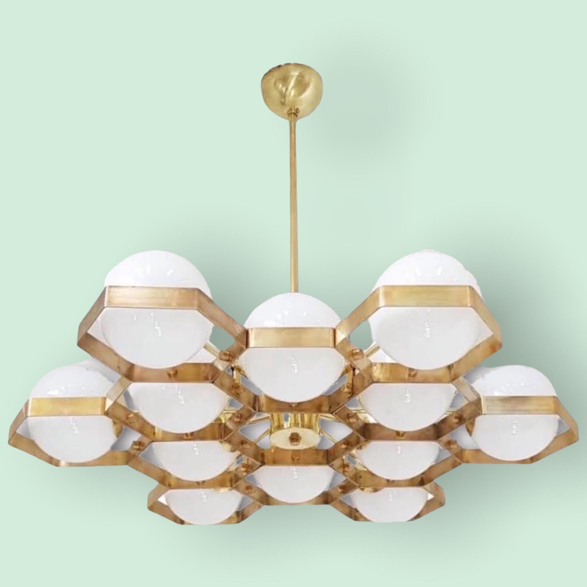 Honeycomb Chandelier by Fabio Ltd For Sale 10