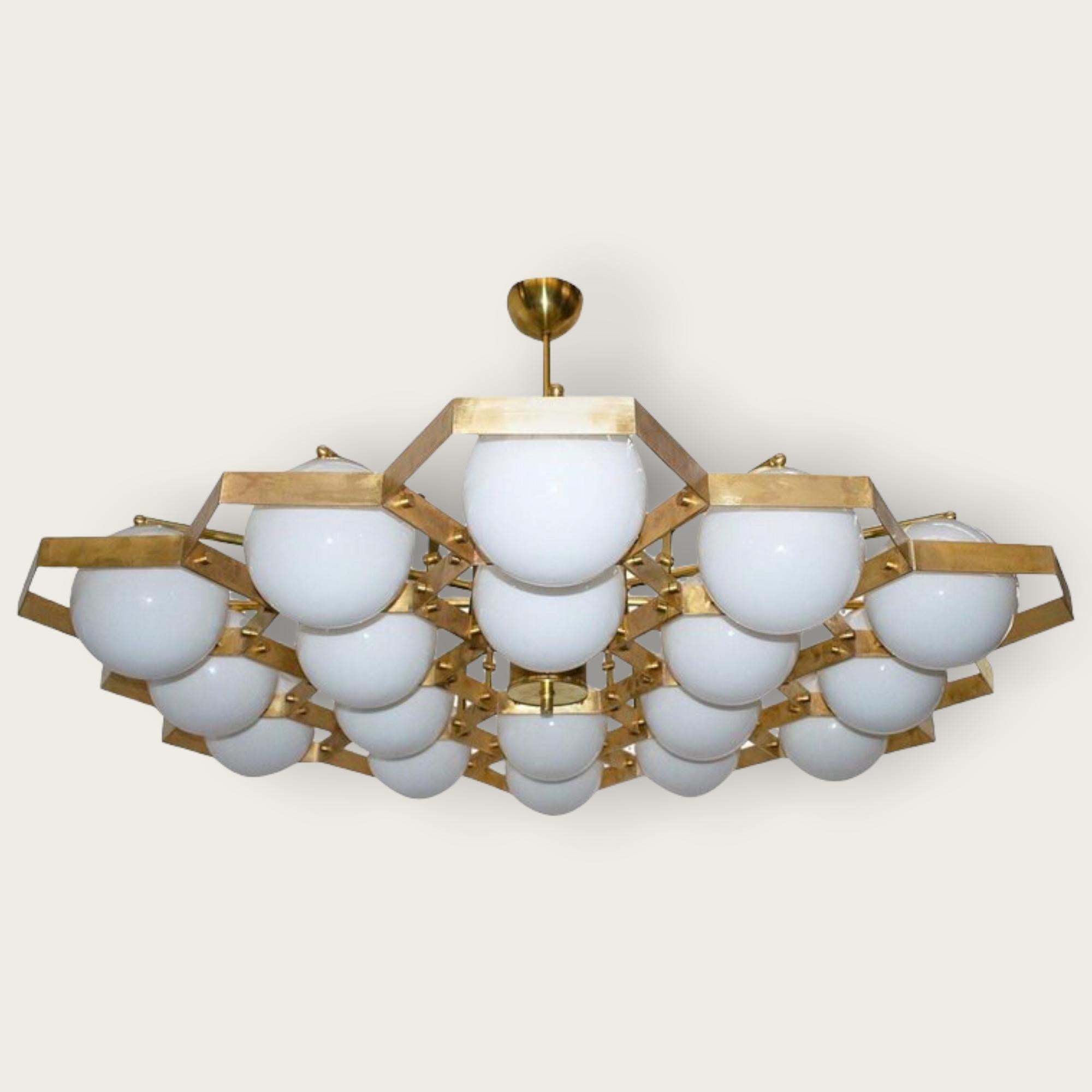 Honeycomb Chandelier by Fabio Ltd For Sale 1