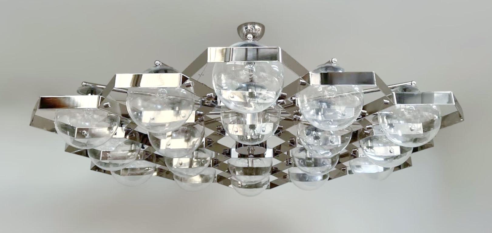 italien Lustre en nid d'abeille de Fabio Ltd en vente