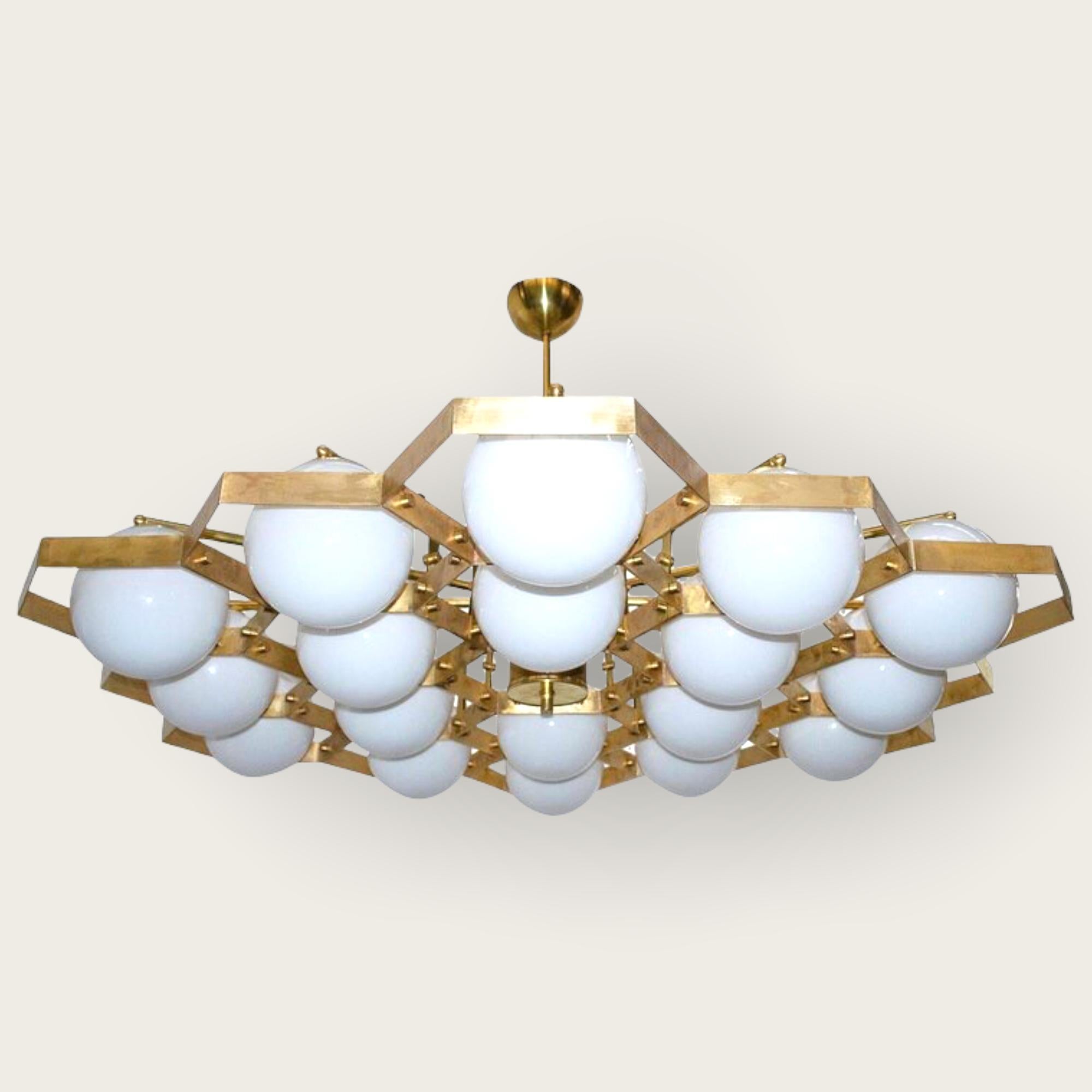 Honeycomb Chandelier by Fabio Ltd For Sale 3