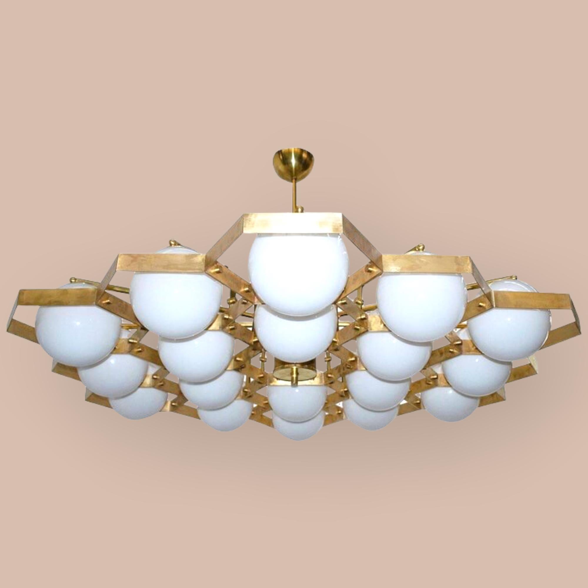 Honeycomb Chandelier by Fabio Ltd For Sale 2