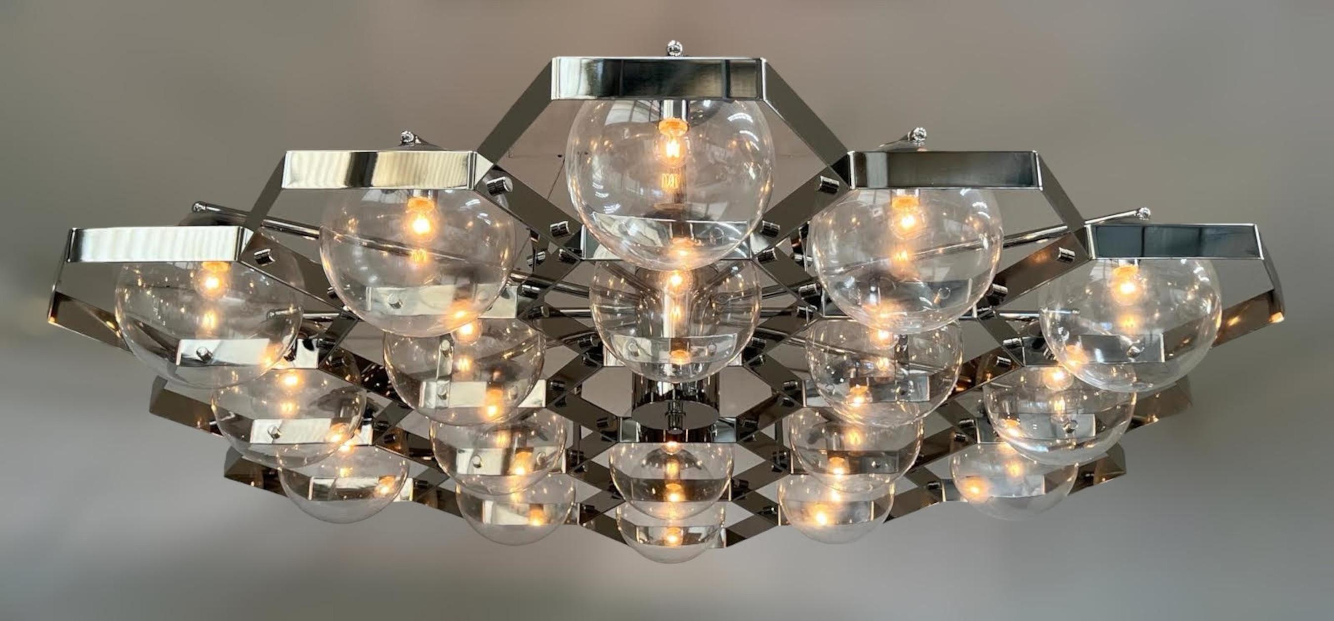 XXIe siècle et contemporain Lustre en nid d'abeille de Fabio Ltd en vente