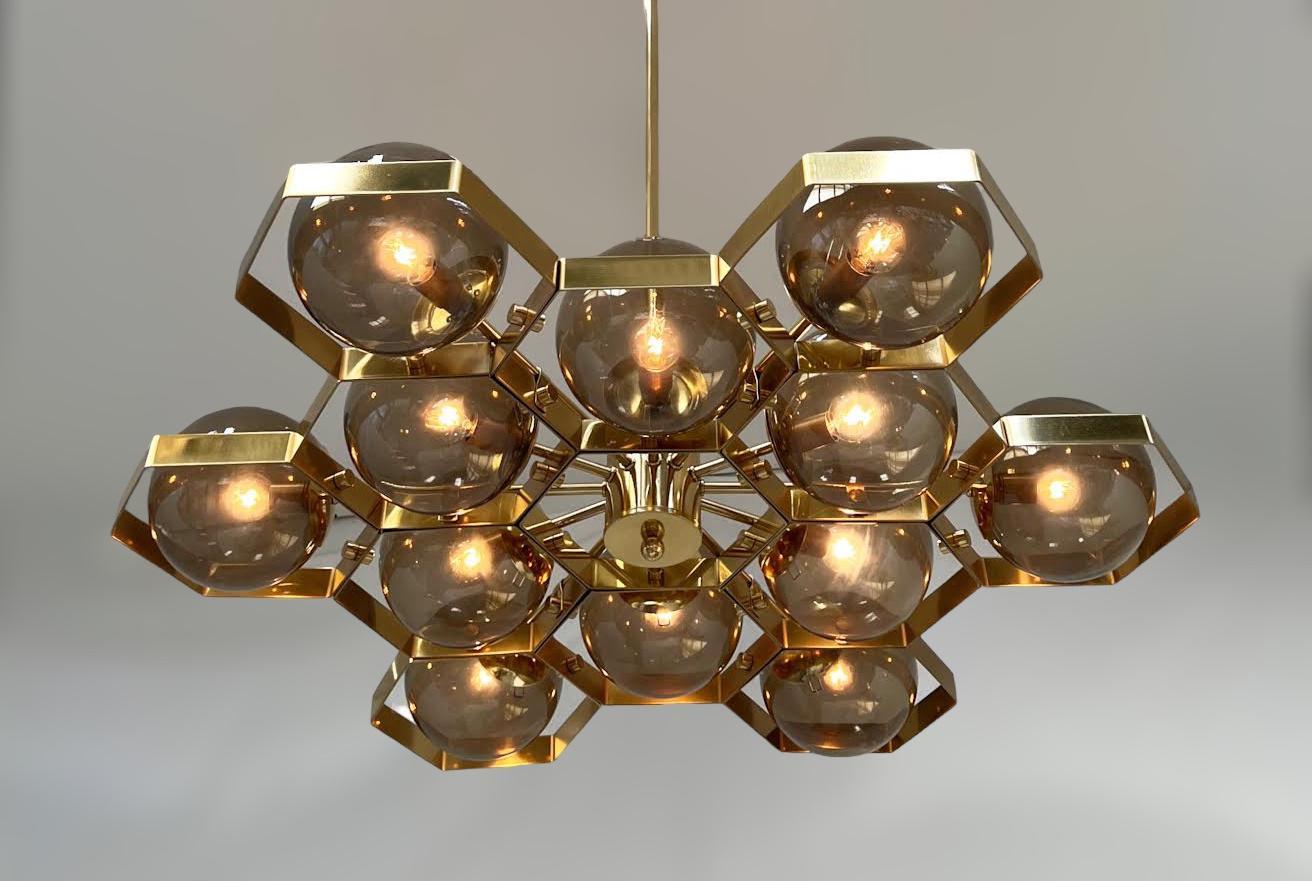 Honeycomb Chandelier by Fabio Ltd For Sale 1