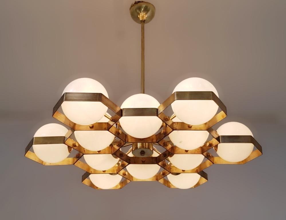 Honeycomb Chandelier by Fabio Ltd For Sale 1