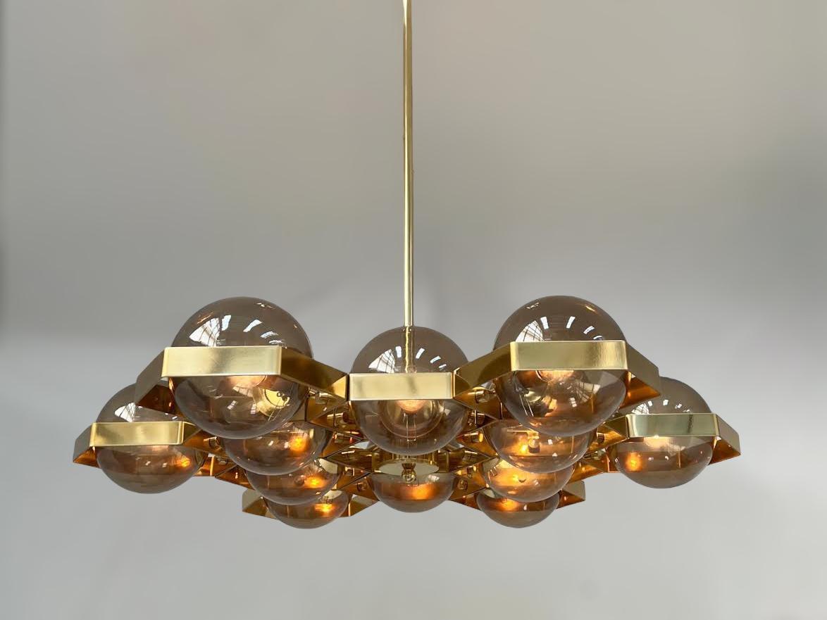 Honeycomb Chandelier by Fabio Ltd For Sale 2