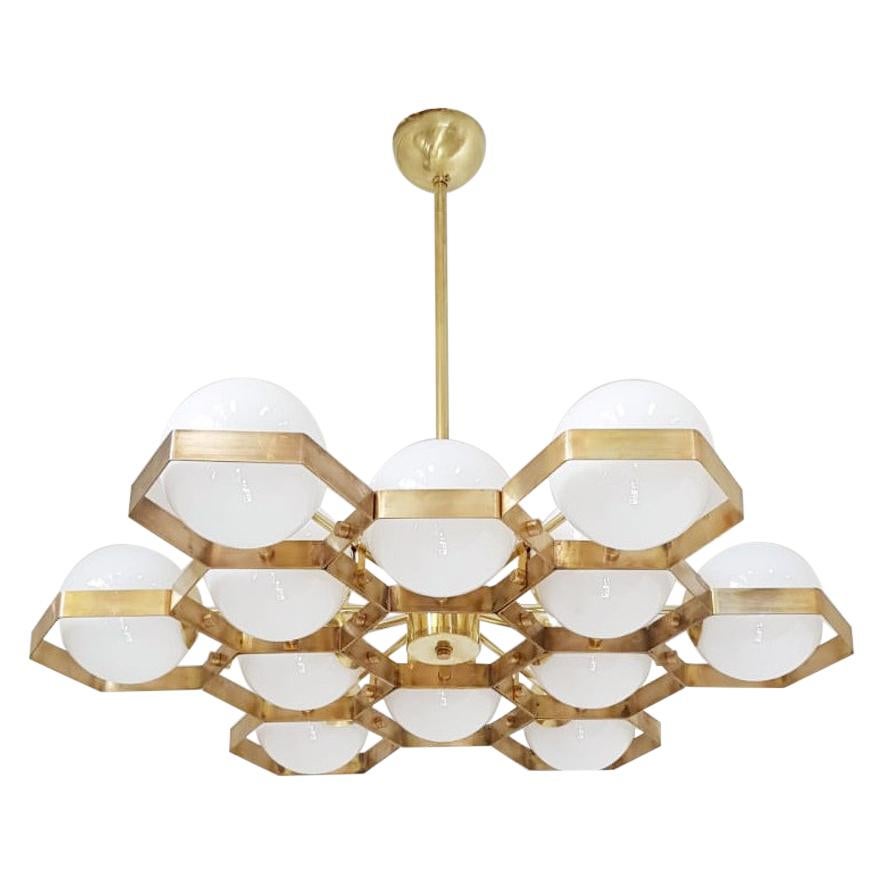 Honeycomb Chandelier by Fabio Ltd For Sale