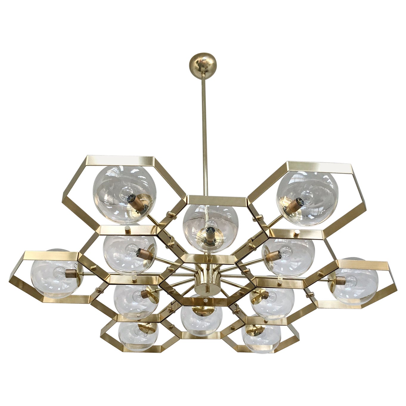 Honeycomb Chandelier by Fabio Ltd For Sale