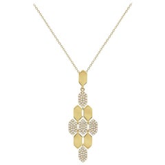 Honeycomb Diamond Necklace by KC Designs