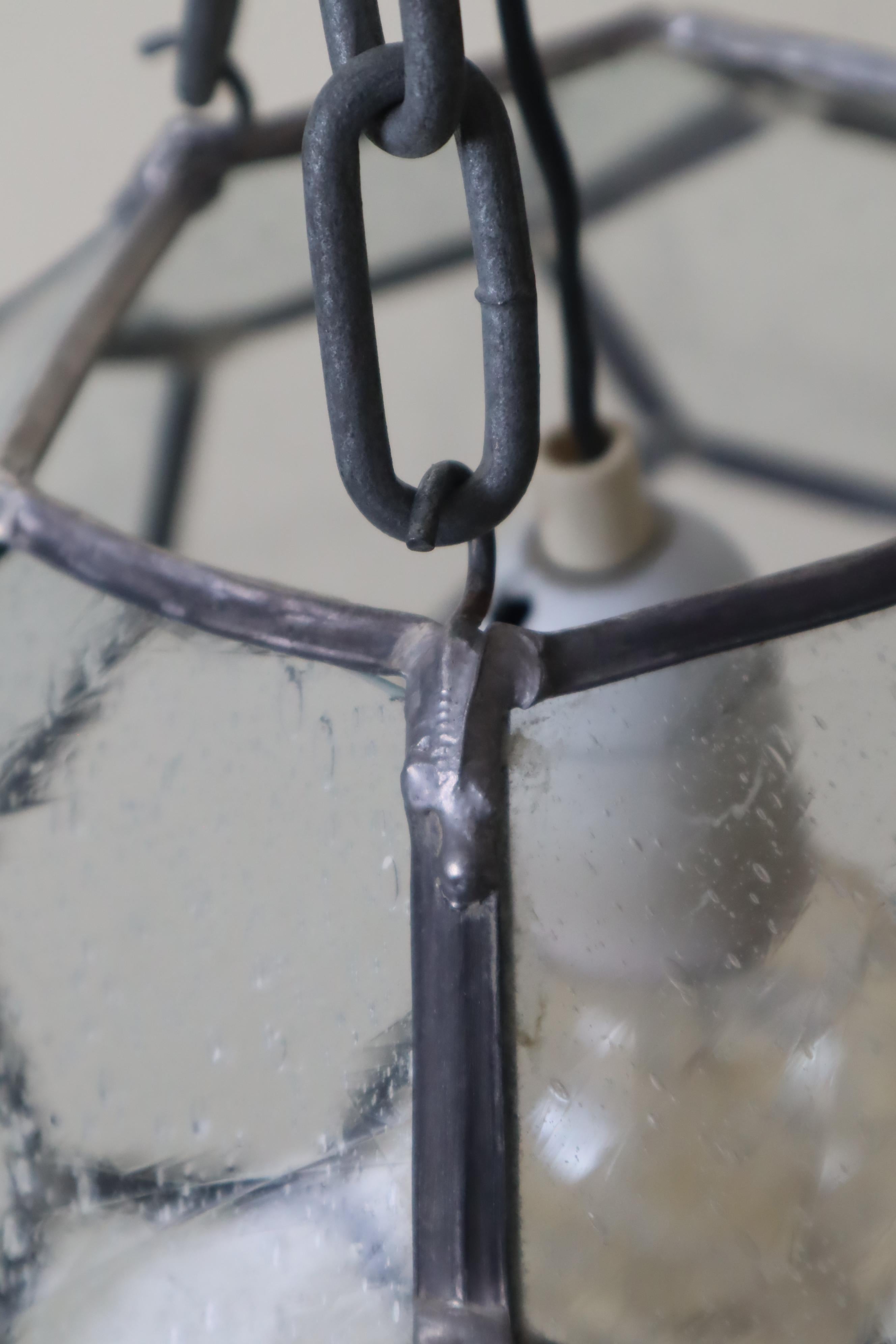 Honeycomb Hanging Lamp In The Style Of Adolf Loos For Sale 3