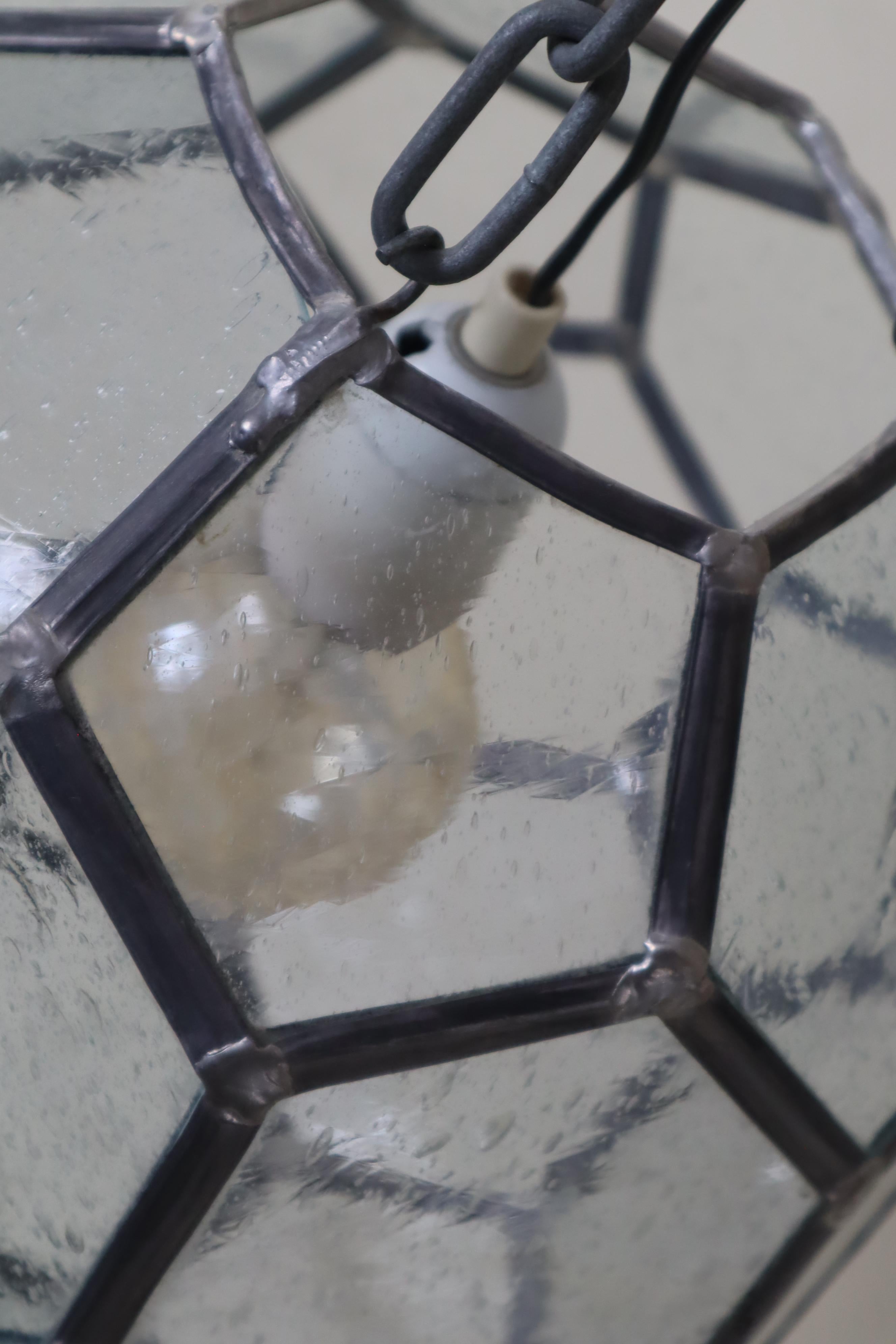 Honeycomb Hanging Lamp In The Style Of Adolf Loos For Sale 4