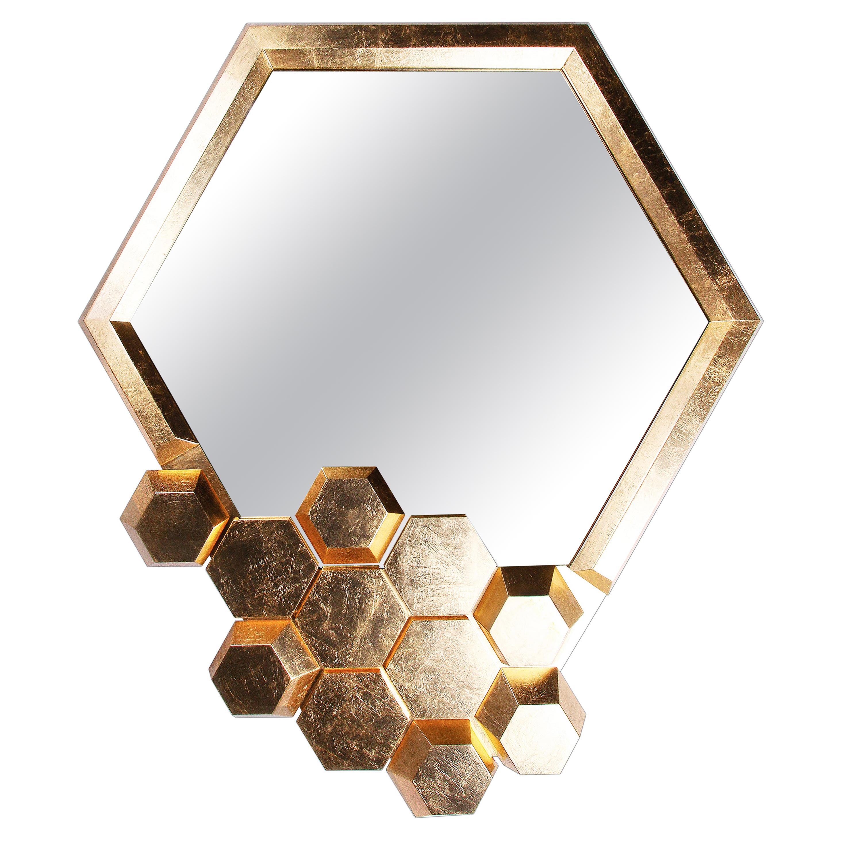 Honeycomb Limited Edition Wall Mirror, Royal Stranger For Sale