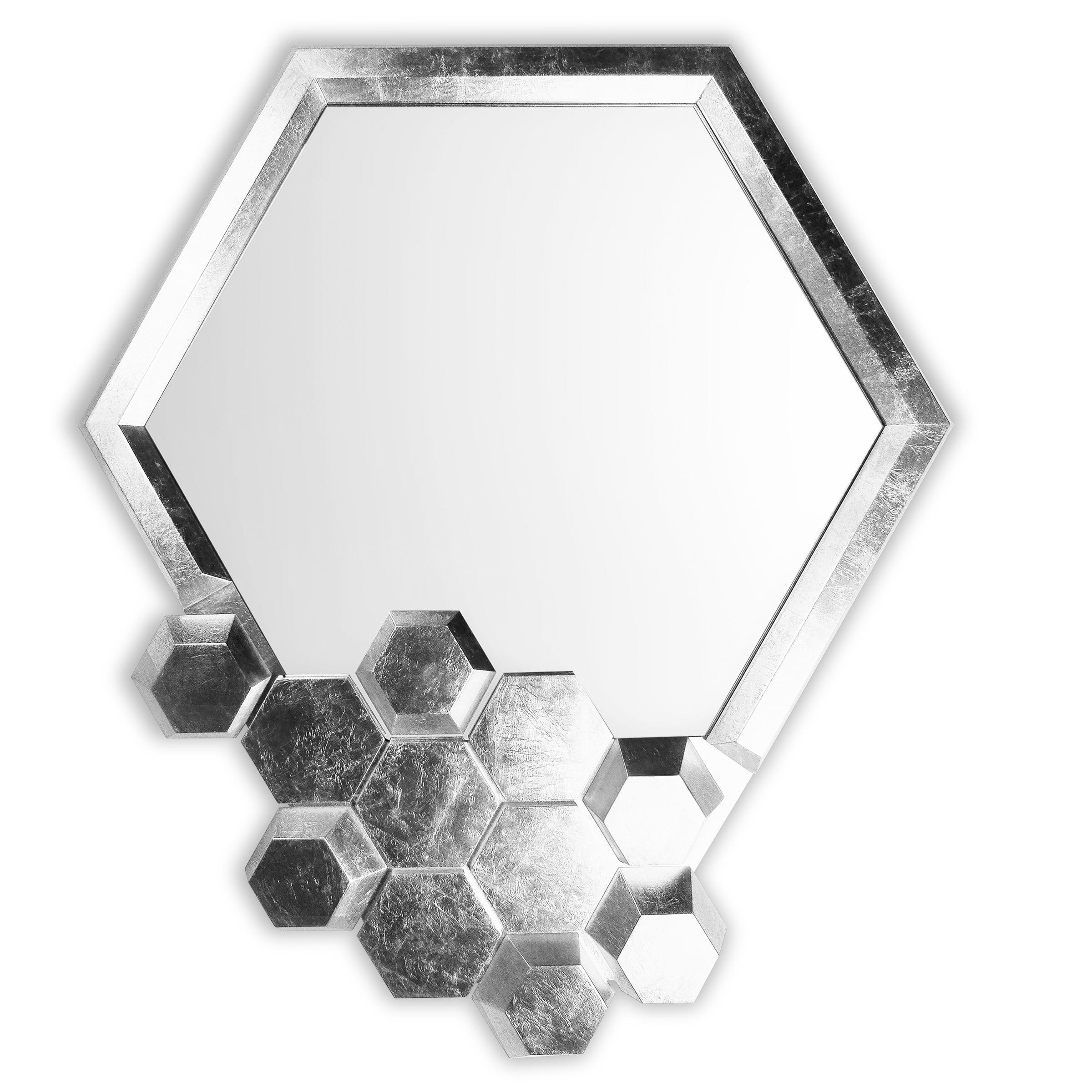 Modern Honeycomb Mirror For Sale