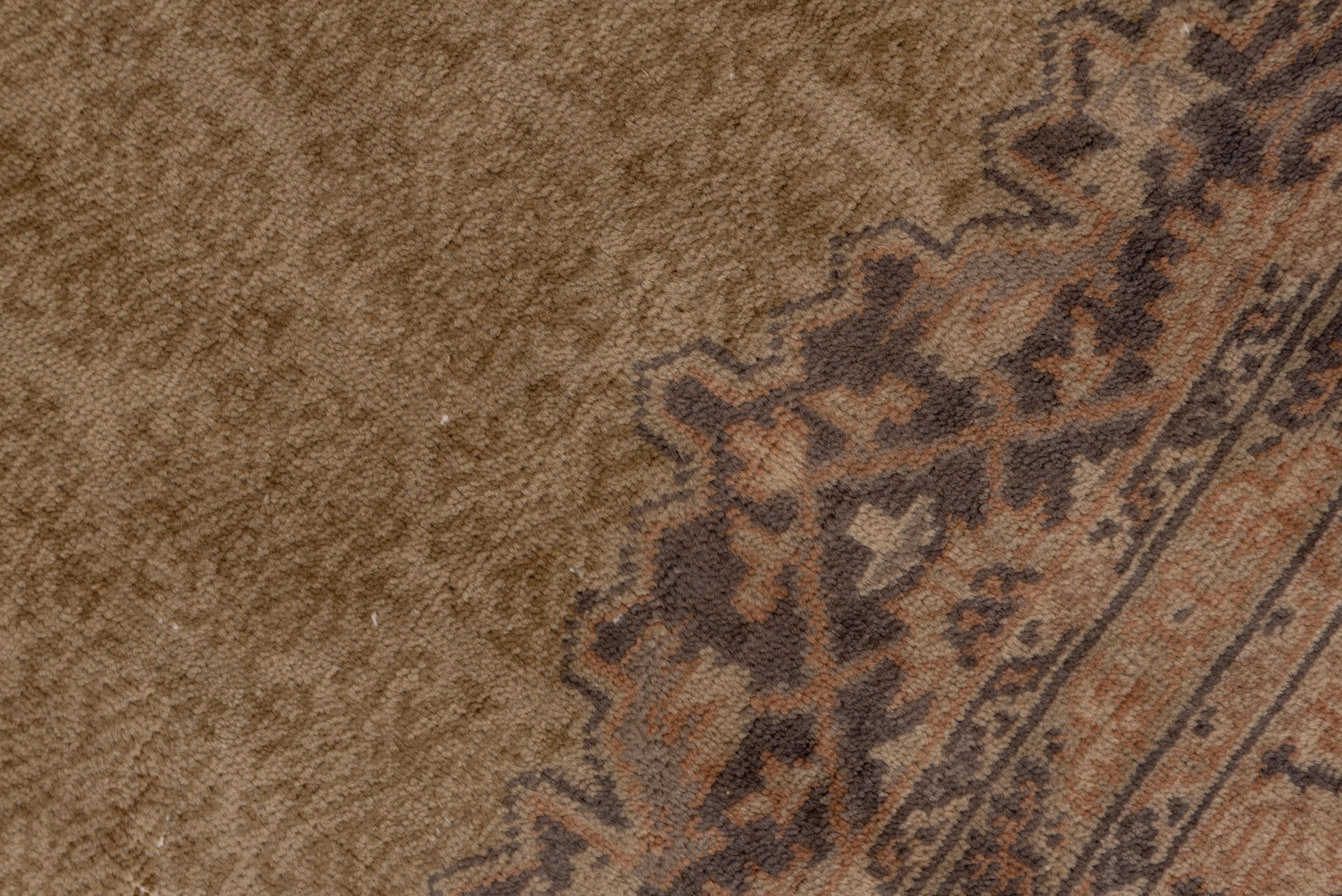 Hand-Knotted Honeycomb Oriental Turkish Sivas For Sale