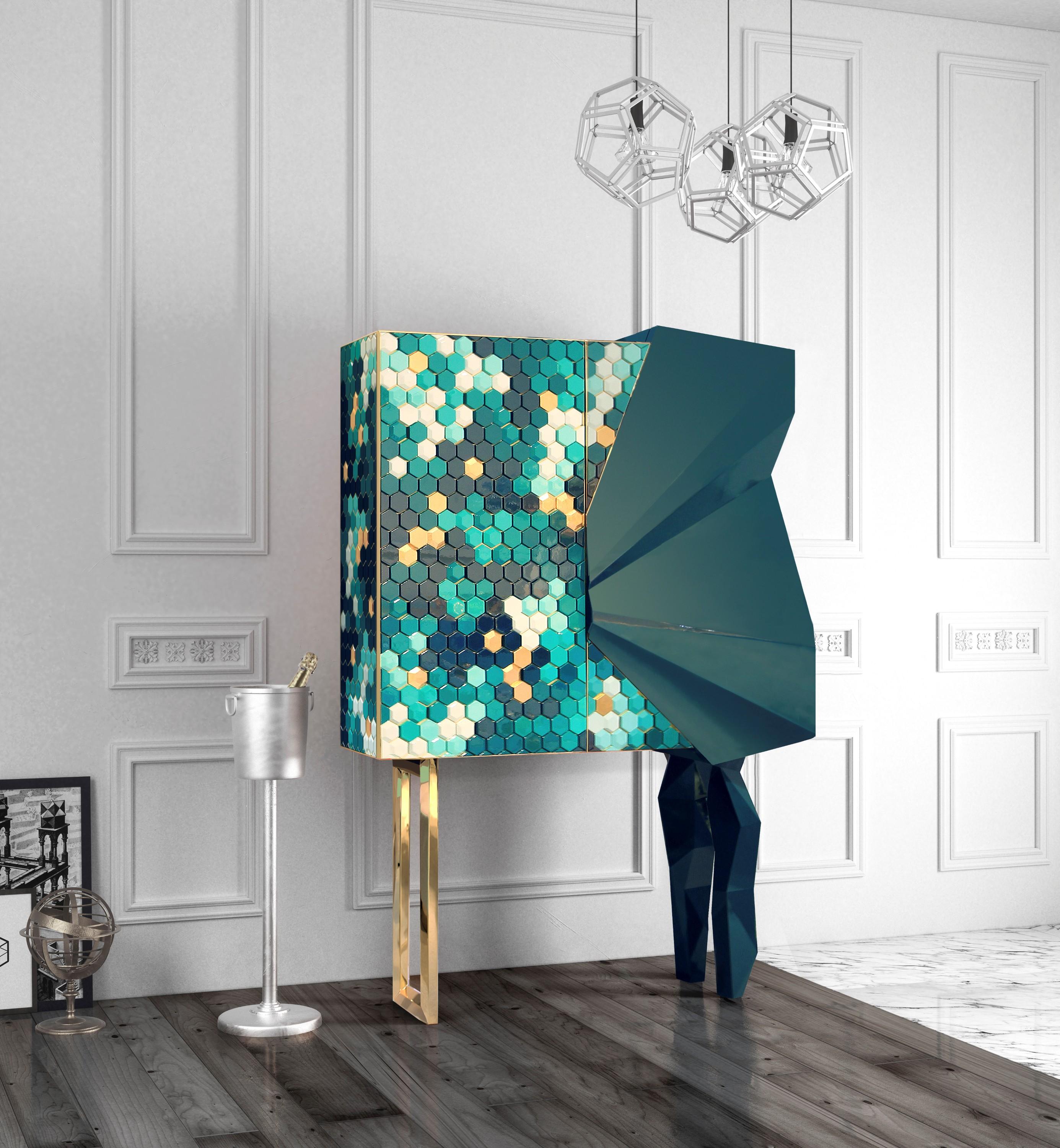 Armoire Rubis Nid d'abeille, Royal Stranger en vente 6
