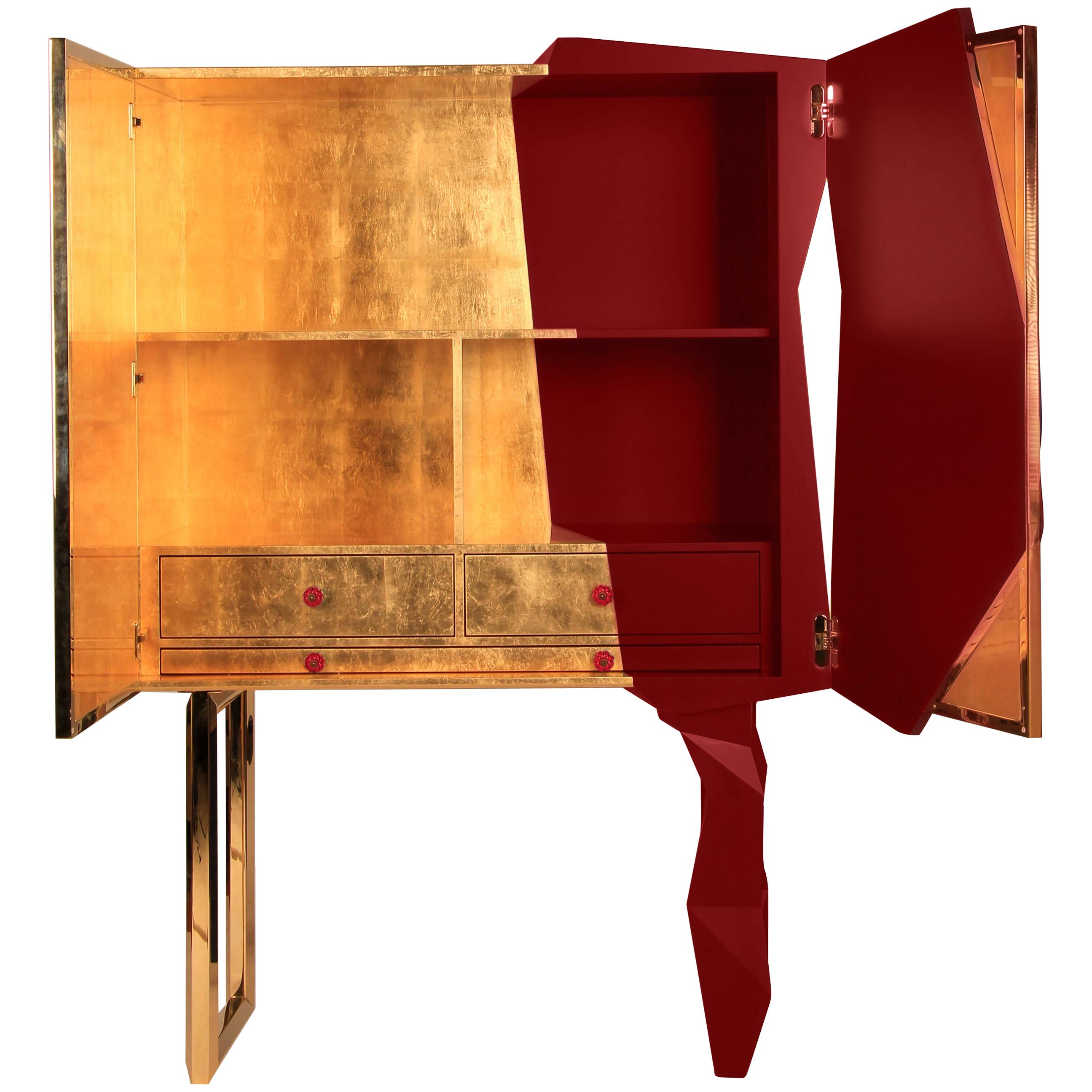 Honeycomb Ruby Cabinet, Royal Stranger For Sale