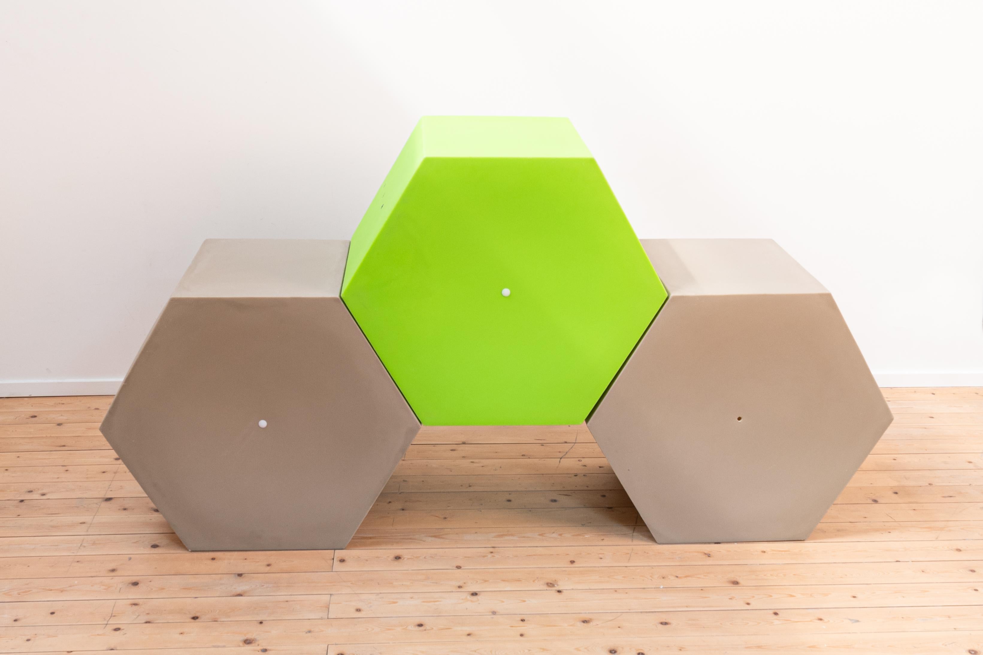 Belgian Honeycomb shelves by Quinze & Milan, designed by Clive Wilkinson For Sale