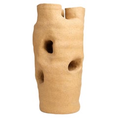 Honeycomb Stoneware Vase by Camila Apaez