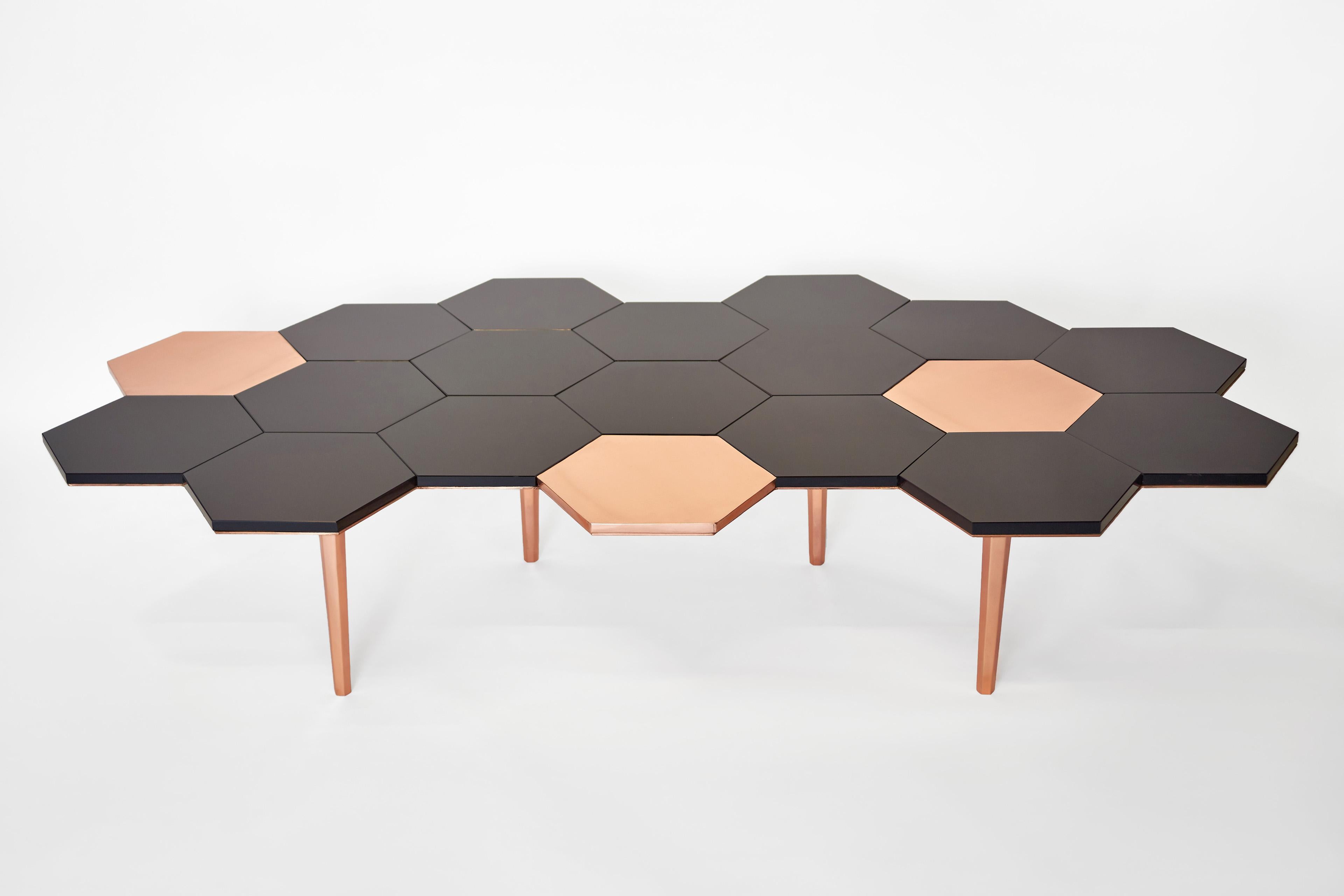Modern Honeycomb Coffee Table by Sten Studio, Represented by Tuleste Factory For Sale