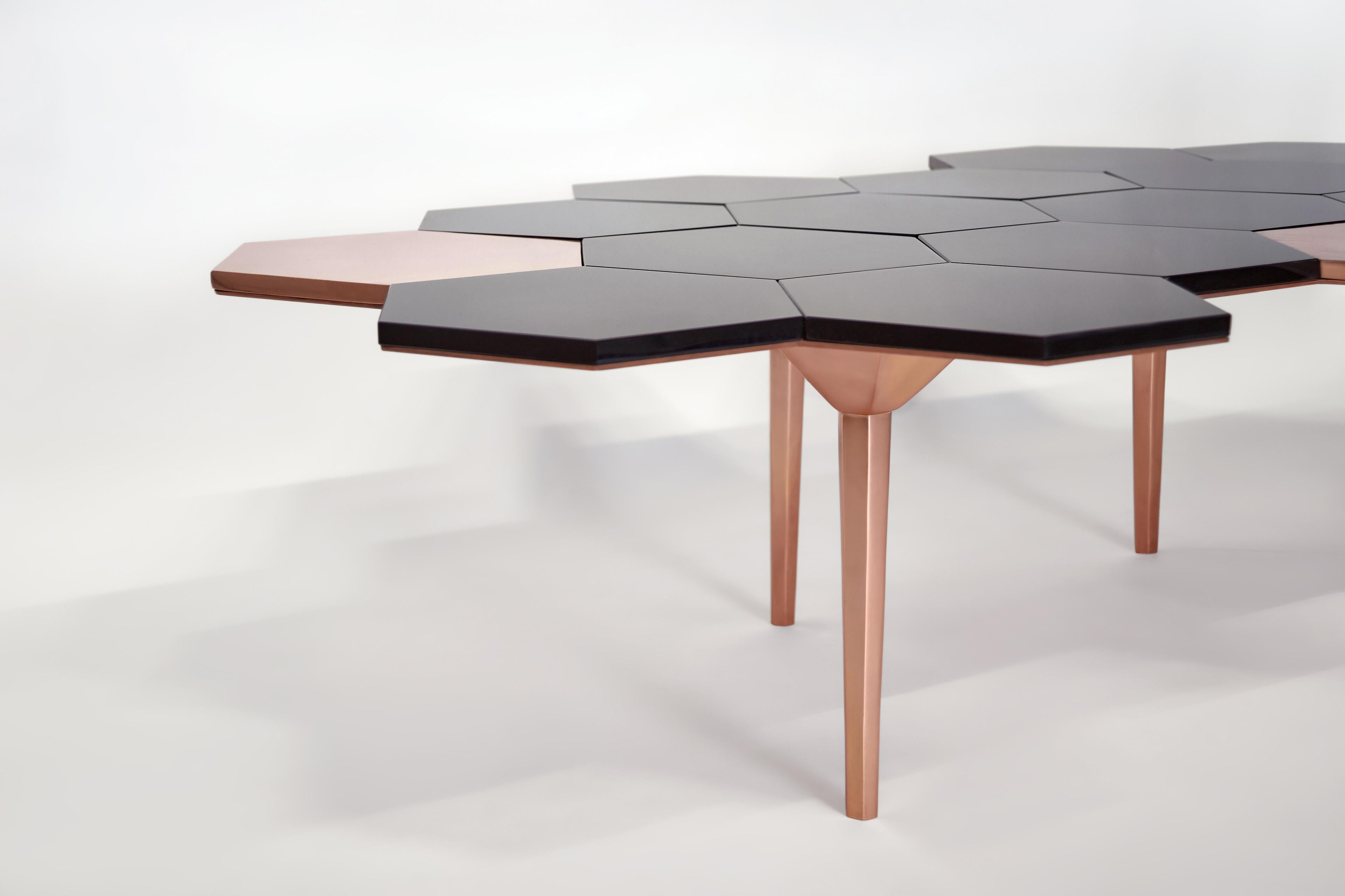 Honeycomb Coffee Table by Sten Studio, Represented by Tuleste Factory In New Condition For Sale In New York, NY