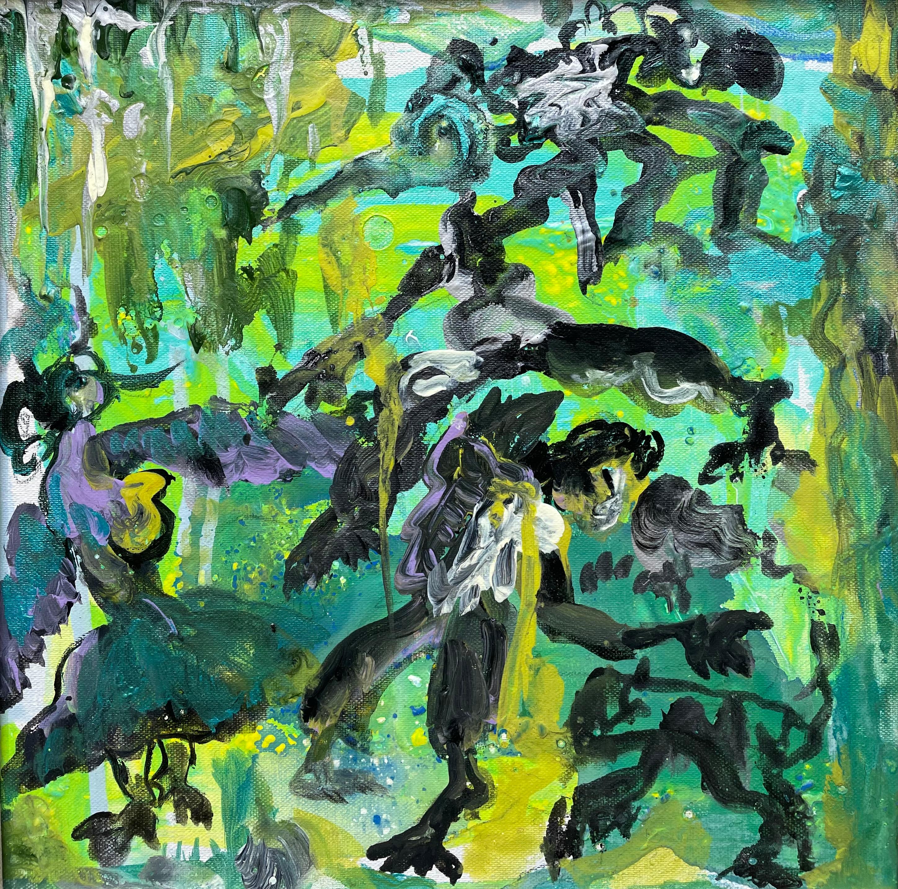 Olio su tela 

Hong Fan è un artista cinese nato nel 1965 che vive e lavora a Songzhuang, Pechino, Cina. Dal 2015 ha studiato sotto la guida dell'onorevole Fu Zenan, leader della Nuova Scuola di Pittura Selvaggia dell'85° dinastia cinese.