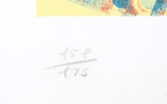 Acquaforte a quadrato blu di Hong Hao