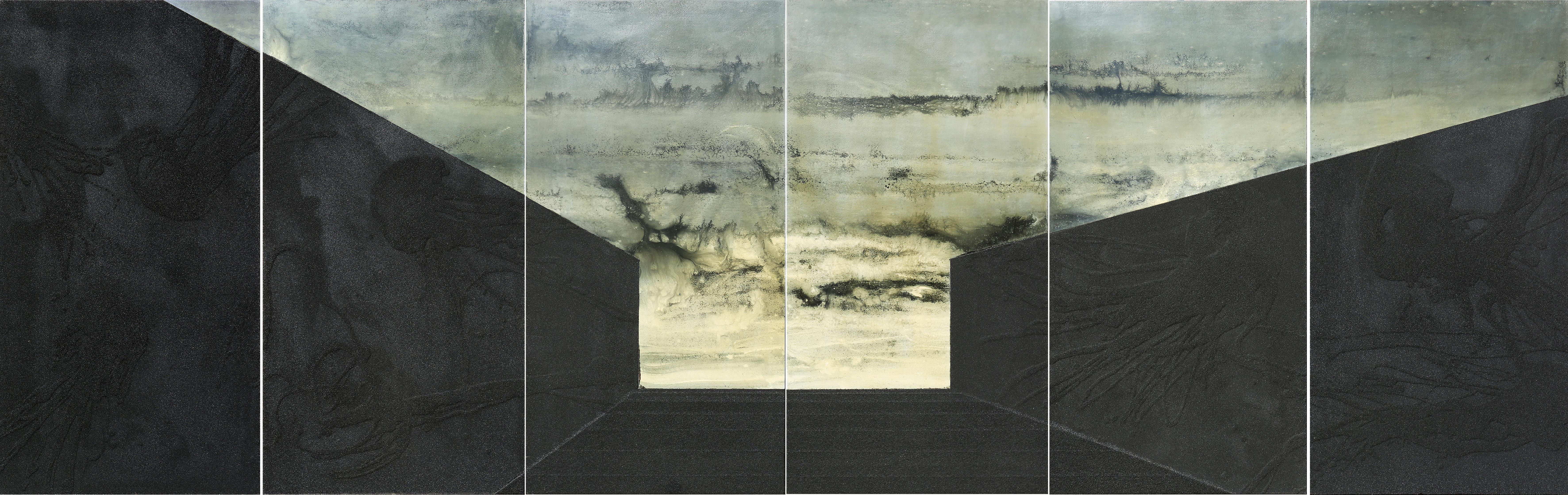 Art contemporain chinois de Hong Zhenyu - Naturallacquer, Leaving No Trrace No.1