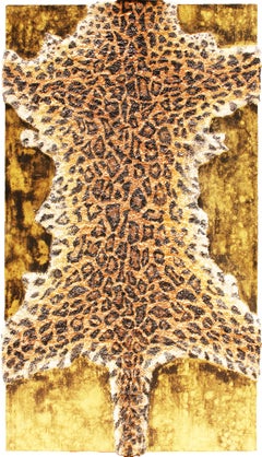 Chinese Contemporary Art by Hong Zhenyu - Porcelain Clay, Leopard