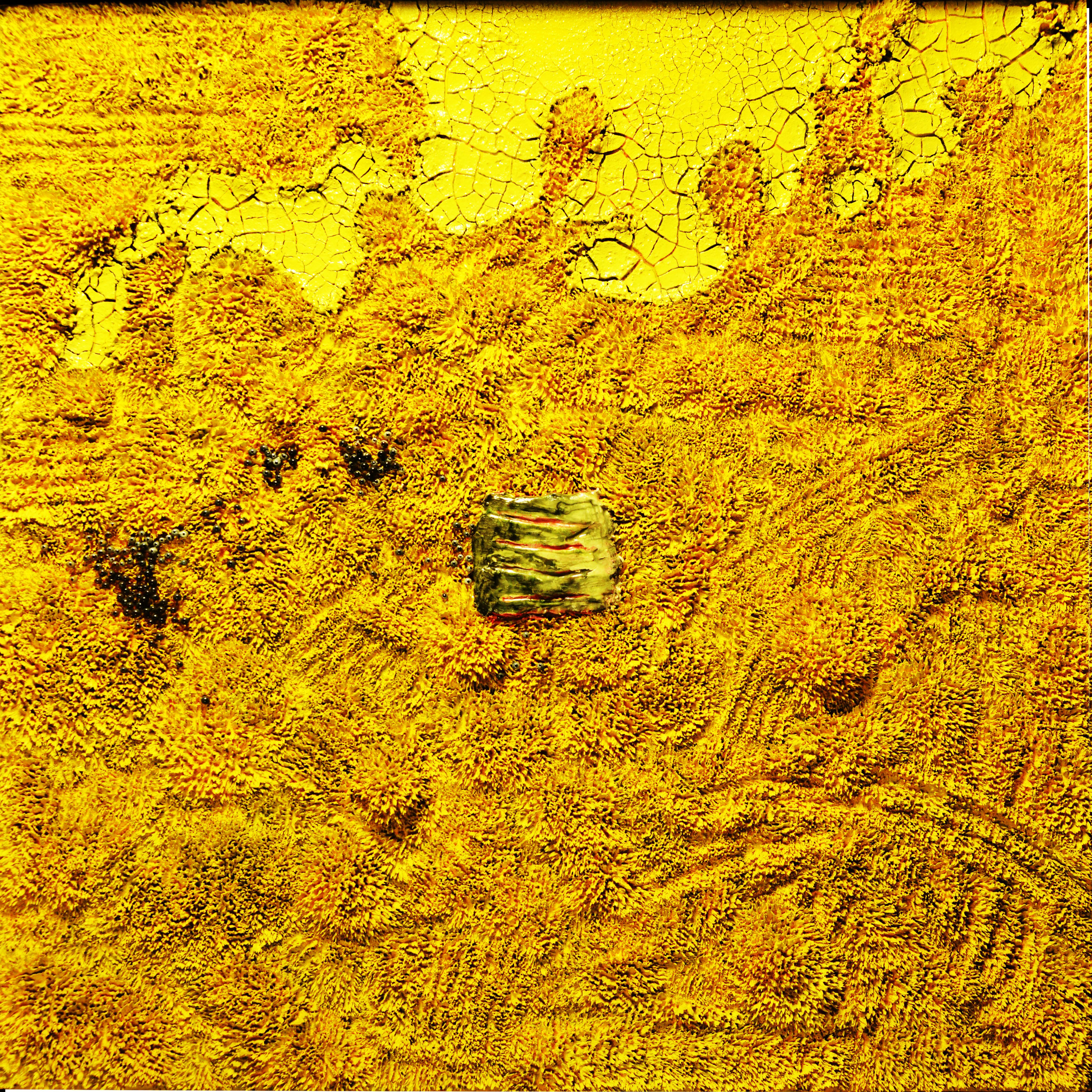 Chinese Contemporary Art by Hong Zhenyu - Porcelain Clay, Renewal Yellow No.01