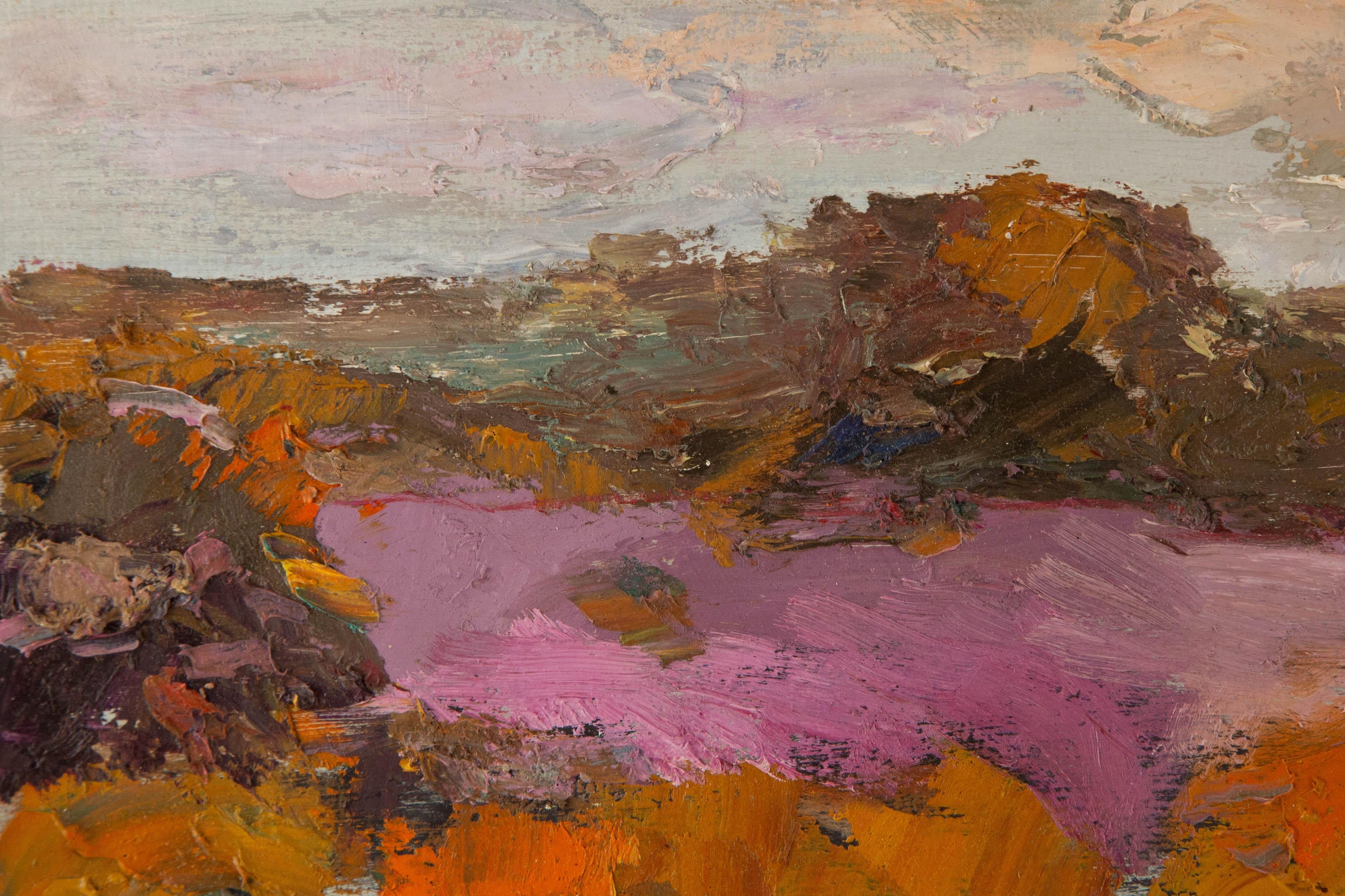 Hong Zhi Landschaft Original Öl auf Leinwand 