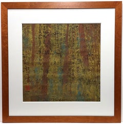 HONG ZHU AN s. XX-XXI China Singapur PINTURA CALIGRÁFICA ABSTRACTA 2000