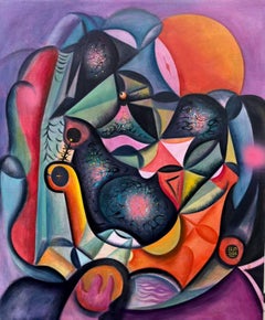 Arte chino contemporáneo de Hongda - Treasuremap II