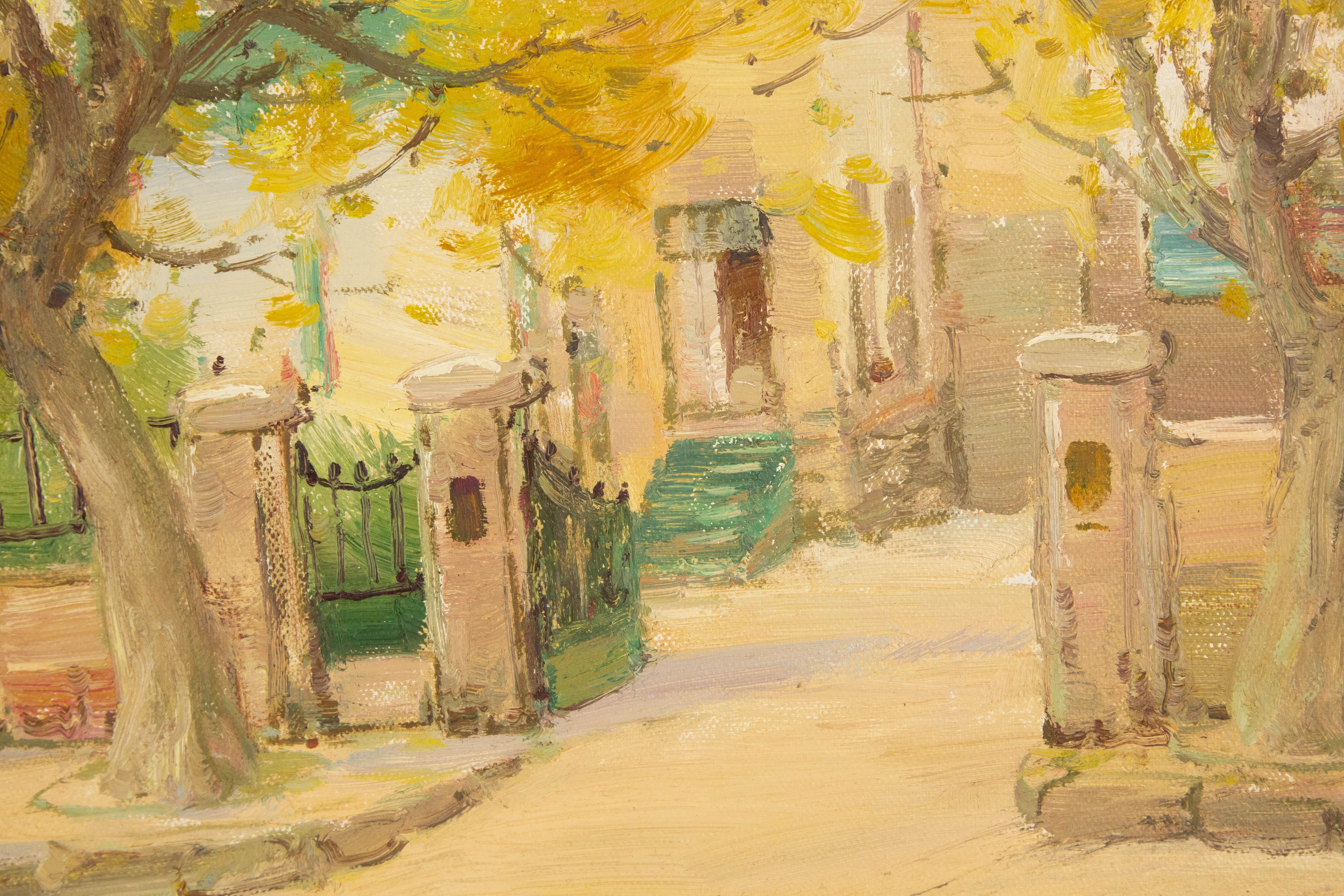 Hongdan Lin Landscape Original Oil On Canvas 