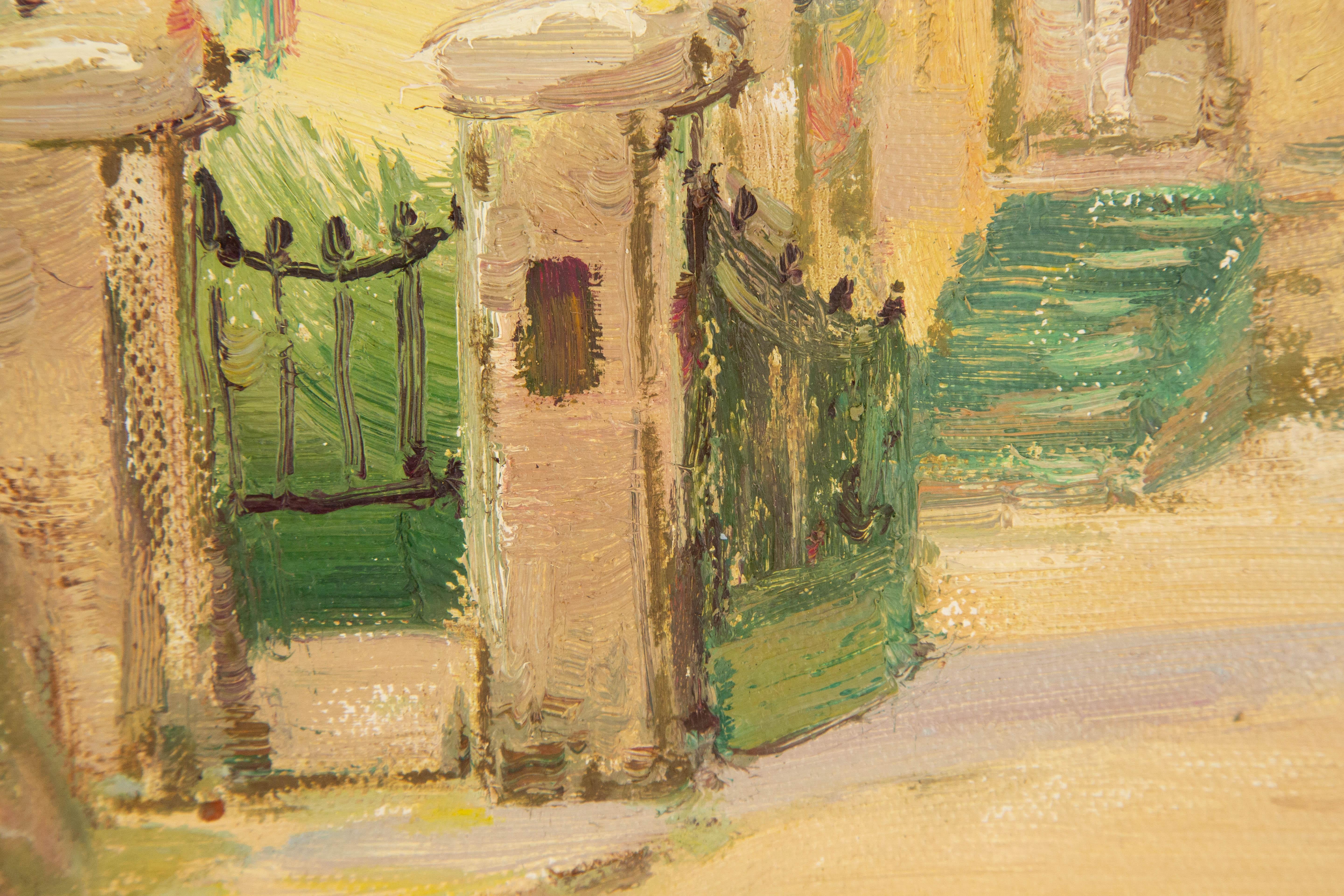 Hongdan Lin Landscape Original Oil On Canvas 