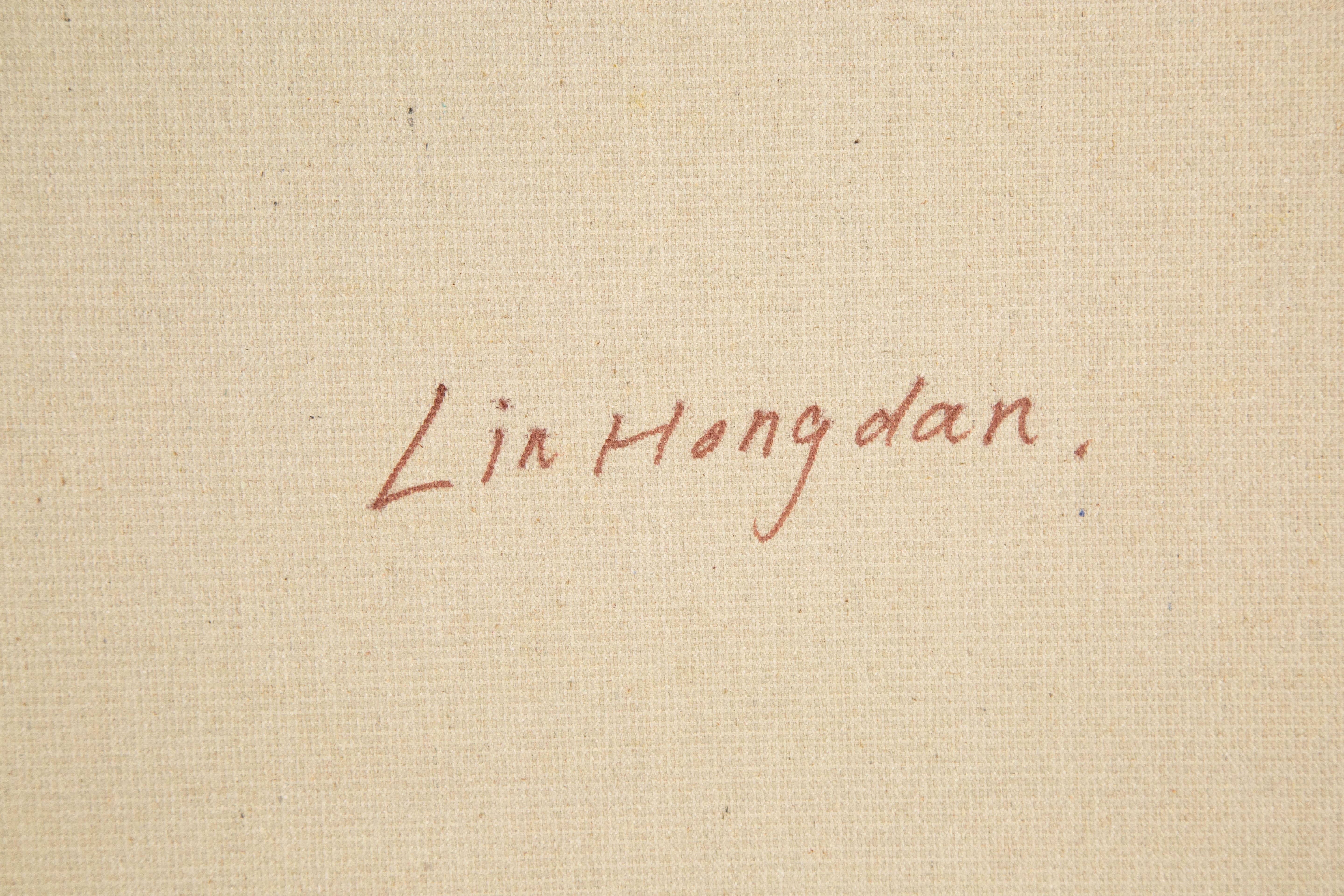 Hongdan Lin Landscape Original Oil On Canvas 