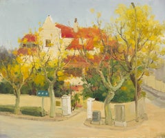 Hongdan Lin Landscape Original Oil On Canvas "Qingdao Series II"