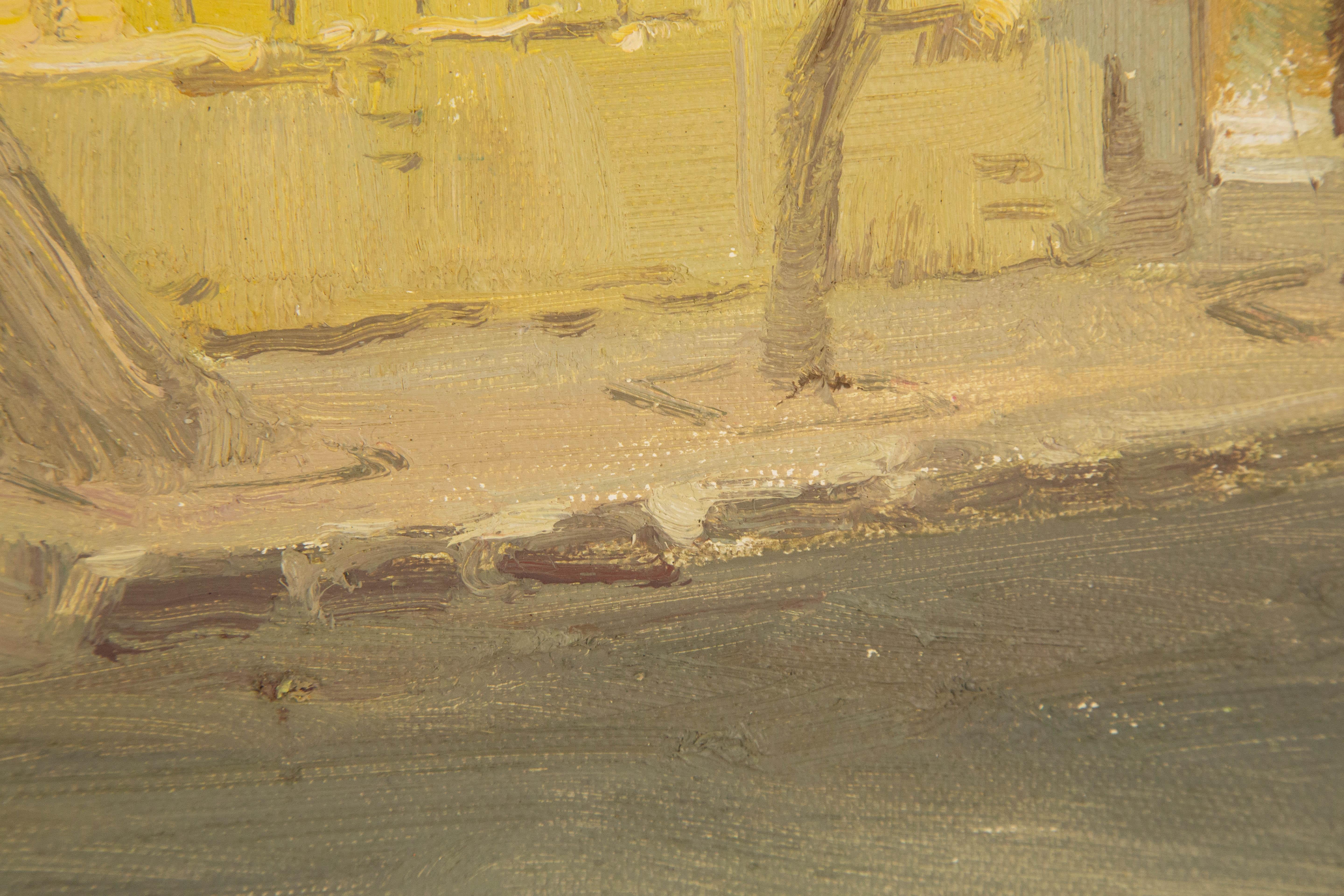 Hongdan Lin Landschaft, Original Ölgemälde auf Leinwand, „Qingdao Serie III“, Hongdan Lin im Angebot 6