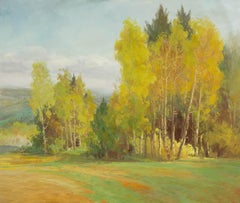 Hongdan Lin Landschaft, Original, Ölgemälde auf Leinwand, „Yichun Serie I“, Hongdan Lin