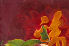 Hongsheng Wang Still Life Original Oil On Canvas "Happiness"