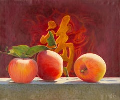 Hongsheng Wang Bodegón Original Óleo Sobre Lienzo "Felicidad"