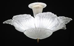 Honolulu, Midcentury Italian Murano Glass Pendant, 1970s