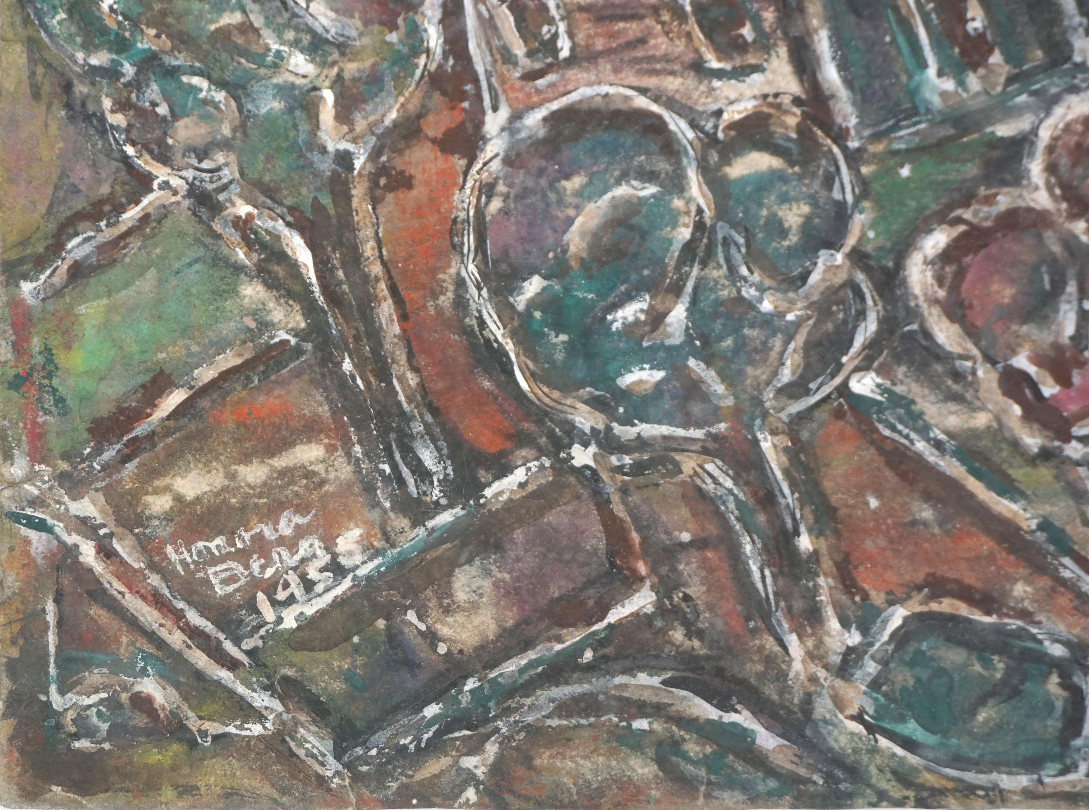 Abstract Expressionist Bay Area Hills Landscape For Sale 1