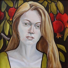 Persephone, oil painting, Texas artist, Realistic painting, Historical Figures